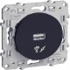 Pack 16 appareillages anthracite (couleur noir) Odace - SCHNEIDER ELECTRIC