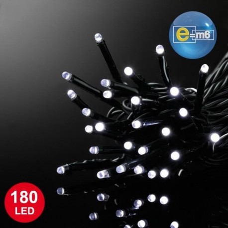 Guirlande lumineuse de Noël 20 mètres 180 LED blanches