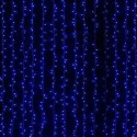 Rideau lumineux de Noël 1,70 x 1,70 mètre 180 LED bleues
